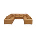 Upholstered Large Arms Sectional With Recliner Seats Home Essentials