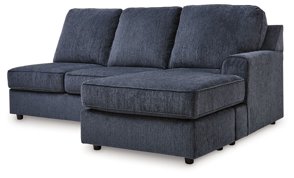 Albar Place - Raf Sofa Chaise - Cobalt Signature Design by Ashley®