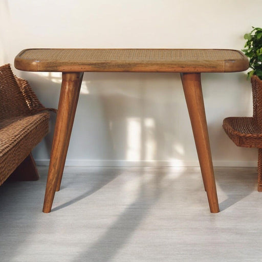 Larissa - Rattan Bench - Oak Artisan Furniture