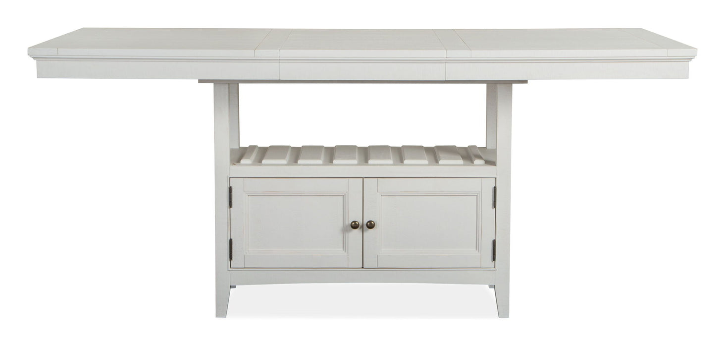 Heron Cove - Counter Table - Chalk White Magnussen Furniture