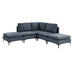 Upholstered Modular Sectional With Tall Legs, Medium Firm Seat Home Essentials