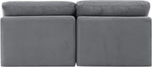 Indulge - Velvet 2 Seat Modular Armless Sofa Meridian Furniture