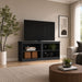 TV Stand For TVs Up To 50" With Open Shelves And Cable Management Home Essentials