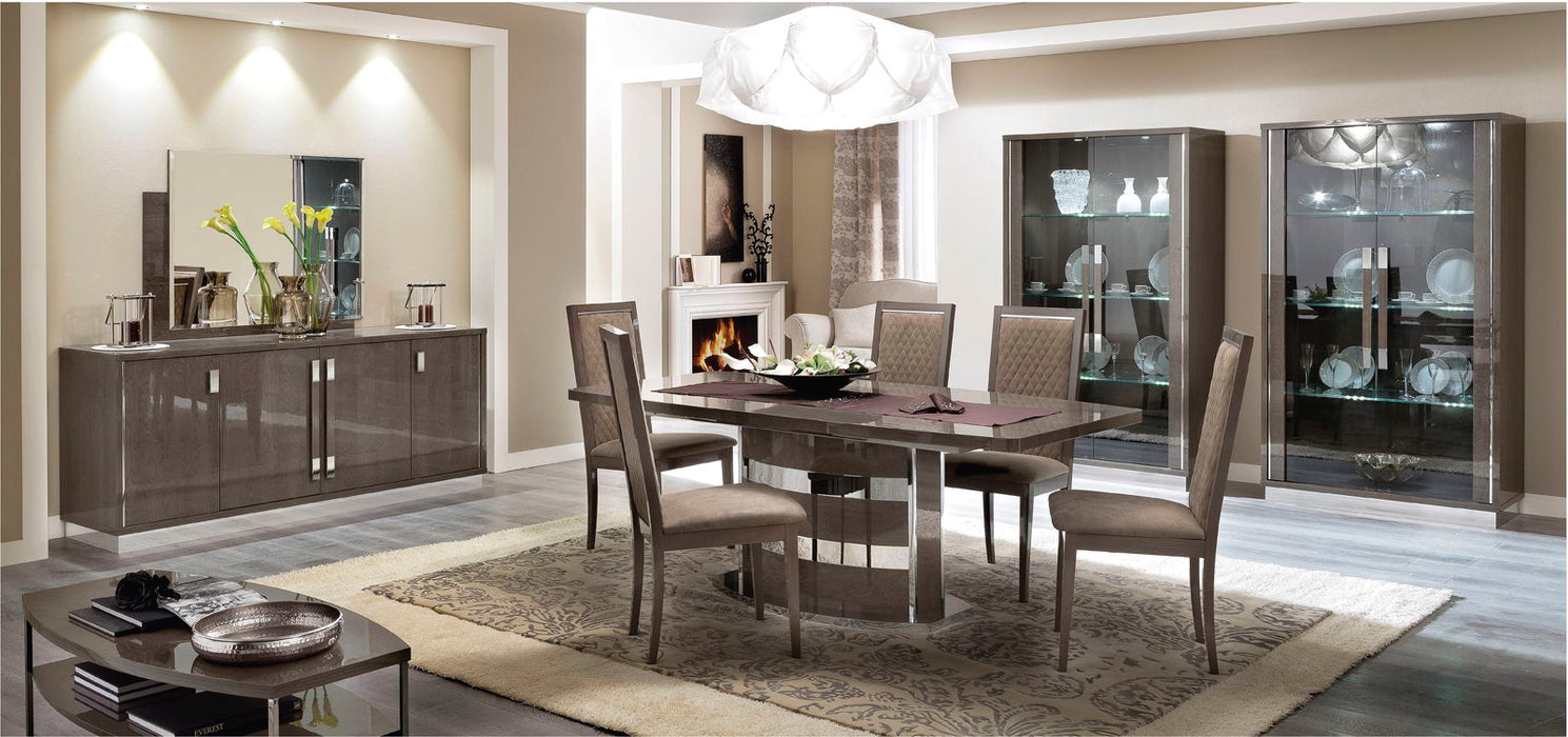 Platinum - Slim Dining Table - Silver Birch Camelgroup Italy