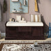 Hearth & Haven Daisy - Storage Bench With 2 Drawers And 2 Cabinets Hearth and Haven