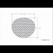 Nisi - Round Knitted Outdoor / Indoor Pouf - Light Gray Simpli-Home