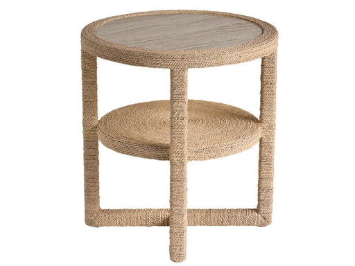 Oasis - Abaca Side Table - Beige Universal Furniture