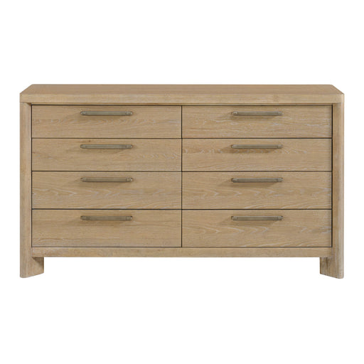 8 Drawer Dresser - Tan - Wood Emerald Home