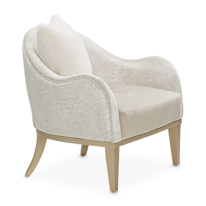 Yvette - Accent Chair - Porcini / Medium Champagne Michael Amini