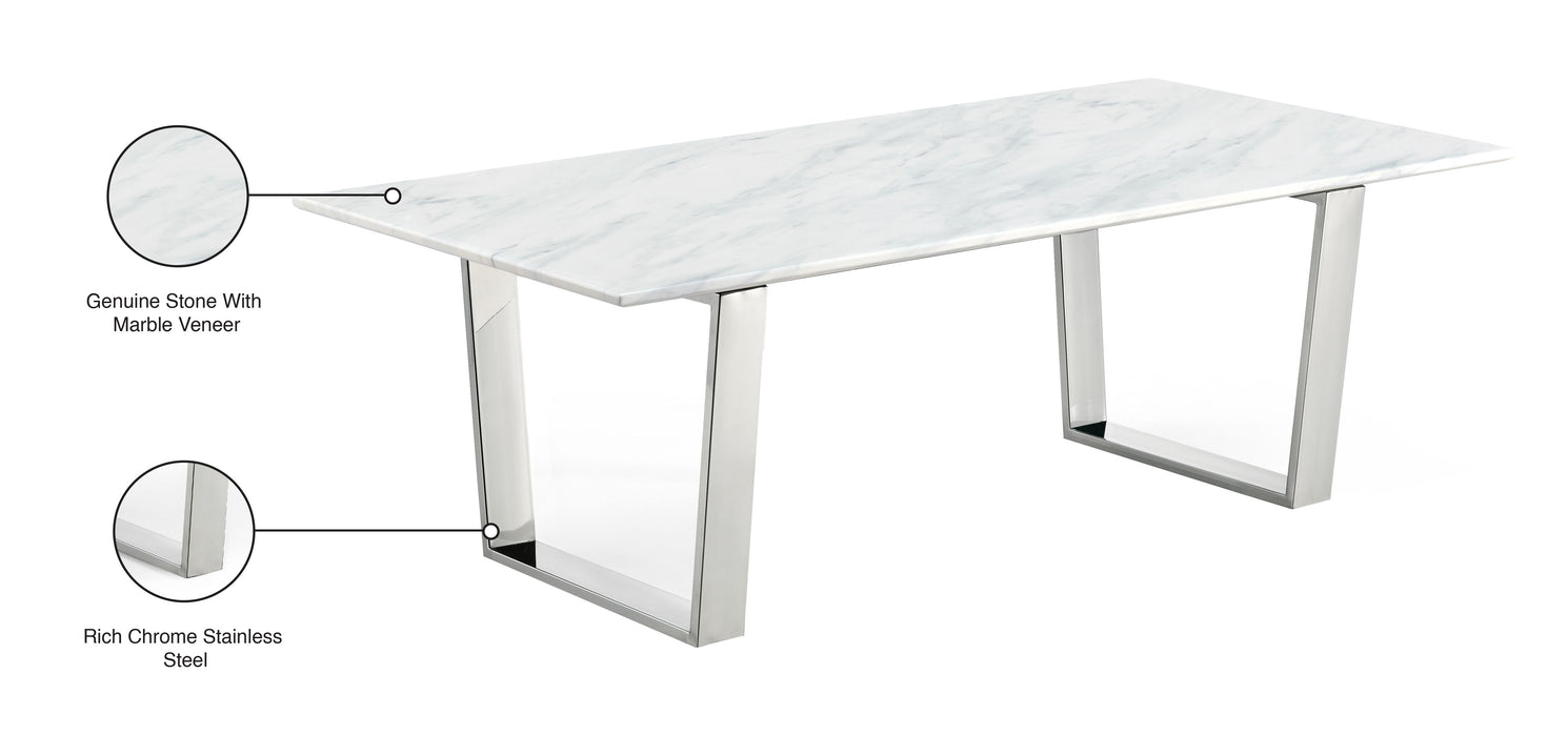 Carlton - Coffee Table - Pearl Silver