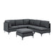 Upholstered Modular Sectional & Tall Legs Home Essentials