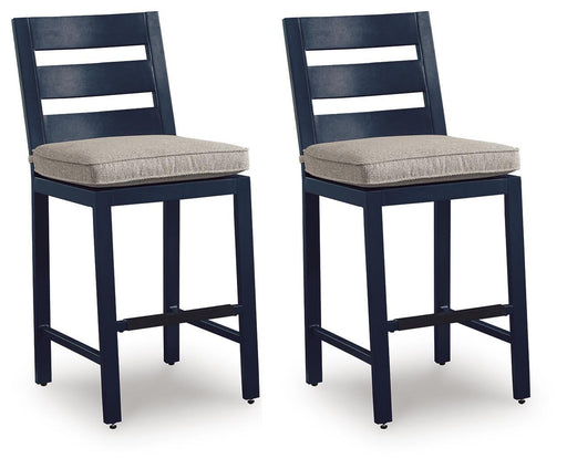 East Beach - Barstool (Set of 2) - Blue Signature Design by Ashley®