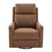 Manual Recliner Swivel Rocking Chair With 8 Point Massage And Heating Noble House