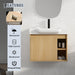 Wall Mounted Bathroom Vanity With Sink & Soft Close Door Home Essentials