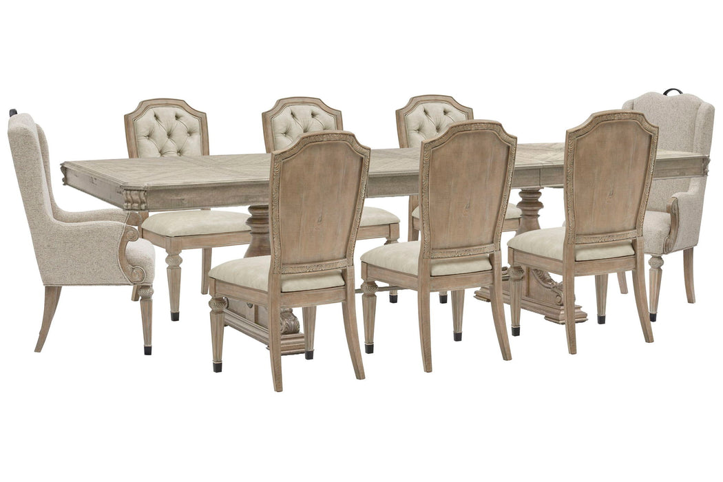 Marisol - Extendable Trestle Dining Table Set Magnussen Furniture