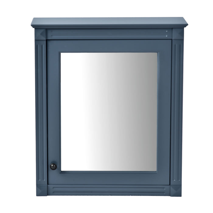 Wall Mounted Bathroom Storage Cabinet With Mirror, Medicine Cabinet With Height Adjustable Shelf Hearth and Haven