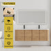 Wall Mounted Bathroom Vanity With Sink, 3 Soft Close Doors Home Essentials