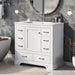Modern Bathroom Vanity With Sink, 6 Drawers, Adjustable Shelf Hearth and Haven