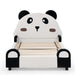 Twin Size Cute Panda Shaped Kids Bed - White / Black Home Essentials