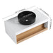 Floating Bathroom Vanity With Glossy Round Vessel Sink Home Essentials