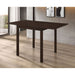 Dining Table With Drop Extension Leaf Table With Foldable Ends For Compact Spaces - Brown Furniture Max