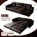 King Size Pull Out Sofa Bed 3 In 1 Home Essentials