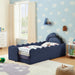 Cute Dinosaur Shaped Bed With Safety Guardrail, Toddler Frame Home Essentials