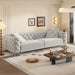 3 In 1 Convertible Sleeper, Deep Seat Pull Out Sofa Bed, Button Tufted Home Essentials