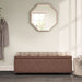 Hamilton - Upholstered Storage Ottoman Simpli-Home