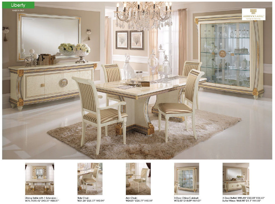 Liberty - Dining Table - Beige Arredoclassic Italy