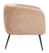 Racine - Accent Chair - Linen Beige / Brown Zuo Modern