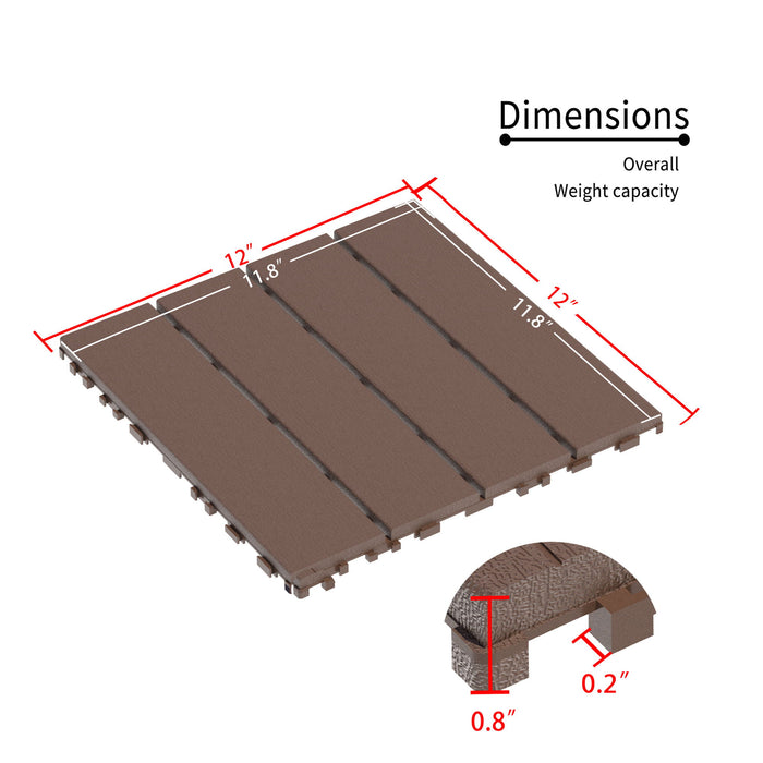 Interlocking Deck Tiles 44 Pack For Backyard Daily Nest