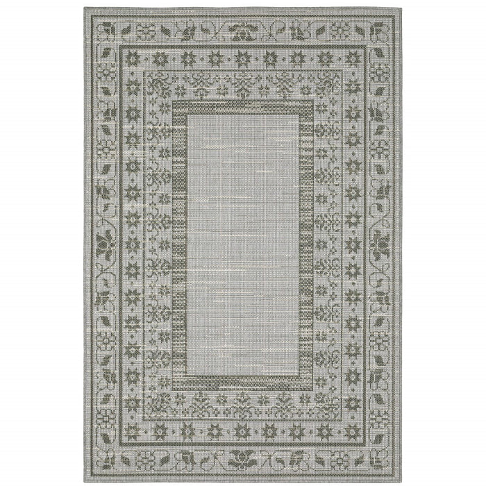 10' X 13' Stain Resistant Indoor / Outdoor Area Rug - Beige