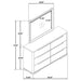 Mirador - 6 Drawer Dresser And Mirror Set - Light Oak Furniture Max