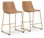 Ciabori - Tall Upholstered Barstool (Set of 2) Signature Design by Ashley®
