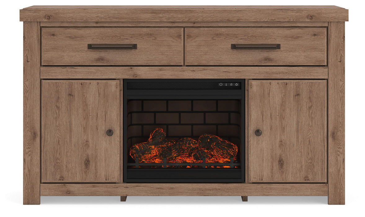 Garistyn - TV Stand With Fireplace Option Signature Design by Ashley®