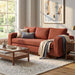 Modern 3 Seater Sofa, Living Room Couch Noble House