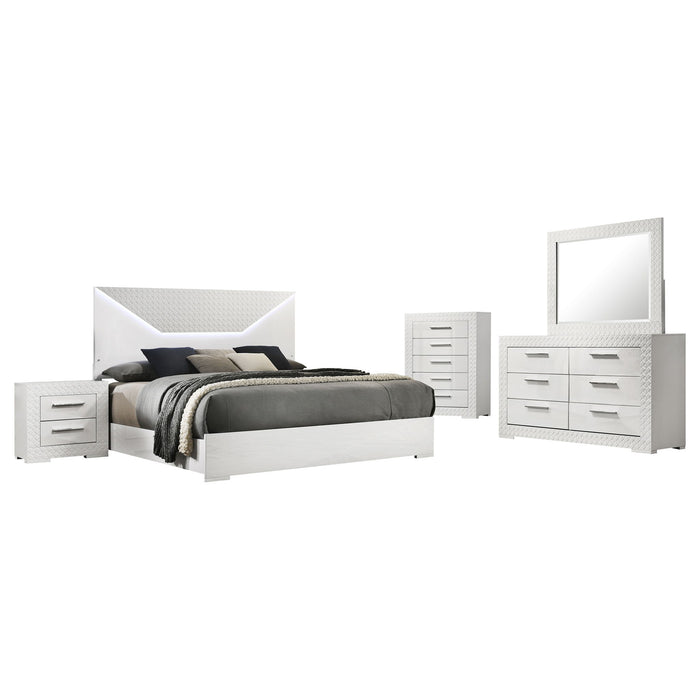 Pierce - Bedroom Set With LED Lighting Furniture Max