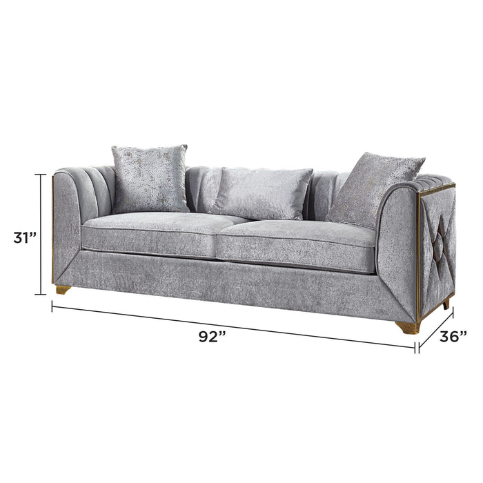 Velencia - Sofa - Silver Matrix Furniture Group