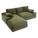 Compressed Sofa With 3 Back Cushions, 2 Throw Pillows Home Essentials