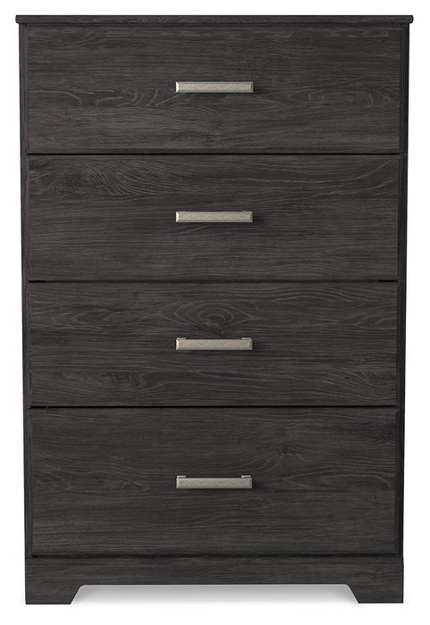 Belachime - Four Drawer Chest - Charcoal Signature Design by Ashley®