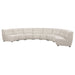 Sycamore - 8 Piece Upholstered Sectional Sofa With Curved Design - Ivory Furniture Max