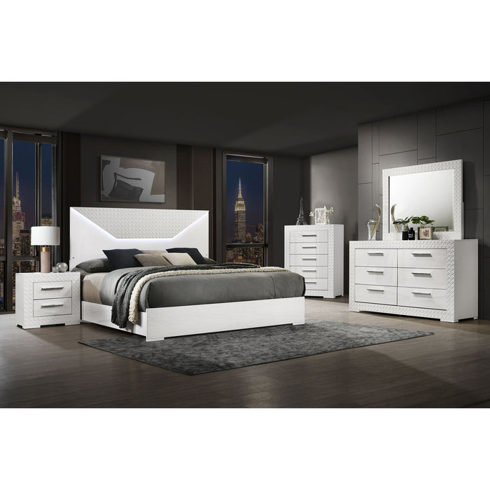 Pierce - Bedroom Set With LED Lighting Furniture Max
