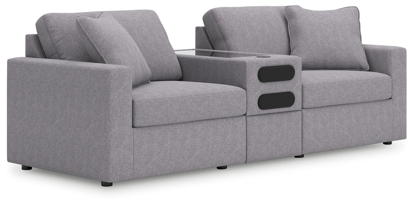 Modmax - Straight Sectional - Granite Signature Design by Ashley®