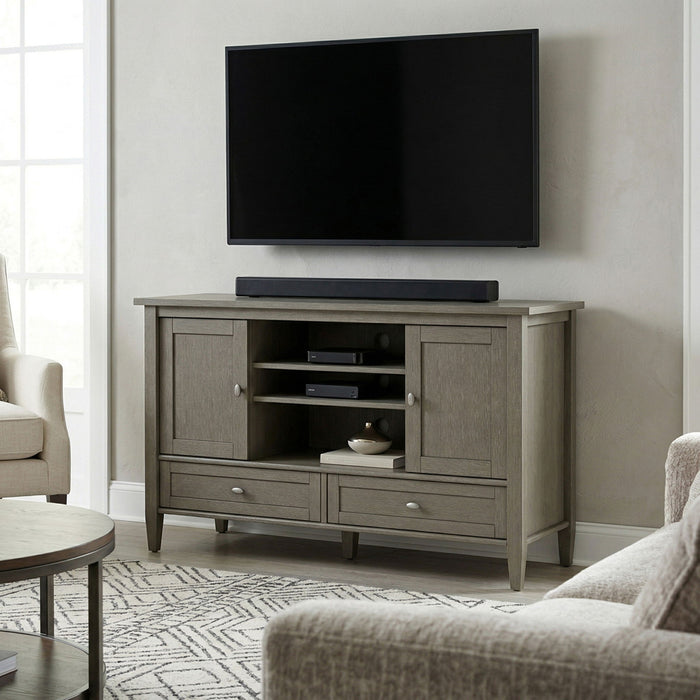 Warm Shaker - TV Media Stand Handcrafted Simpli-Home