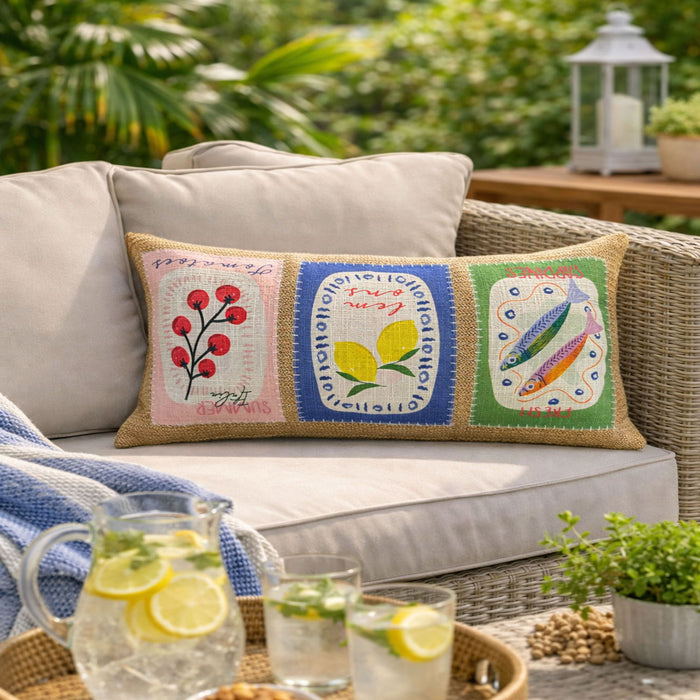 Outdoor Lumbar Pillow - Multi Daily Nest
