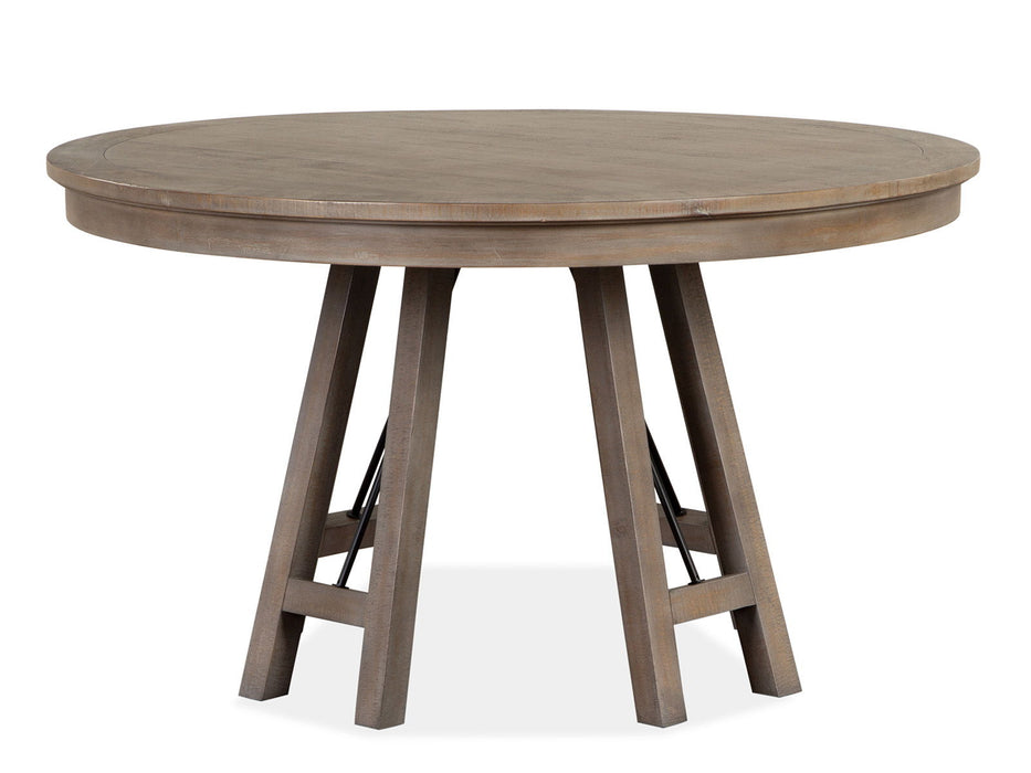 Paxton Place - Round Dining Table - Dovetail Gray Magnussen Furniture