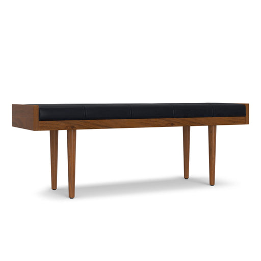 Anya - Ottoman Bench - Black Simpli-Home