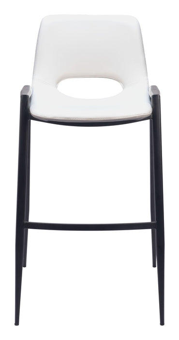 Desi - Bar Chair With Black Legs (Set of 2) Zuo Modern