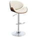 Adjustable Bar Stool With Upholstery - Ivory Furniture Max